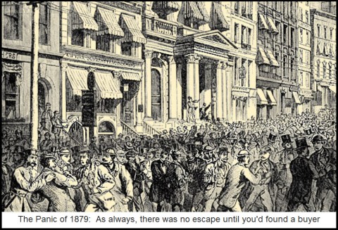 Engraving of the panic of 1879
