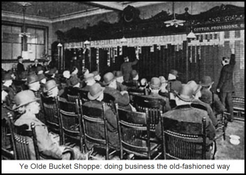 Ye Olde Bucket Shoppe: doing business the old-fashioned way