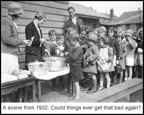 A scene from 1932: Could things ever get that bad again?