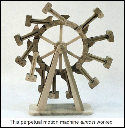 This perpetual motion machine almost worked
