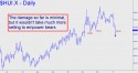 Gold Bugs Index (HUI) price chart with targets