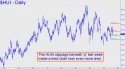 Gold Bugs Index (HUI) price chart with targets